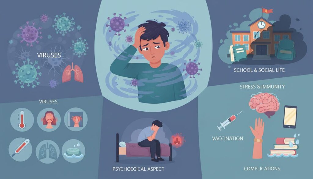 Почему простуда в 15 лет переносится иначе: разбираем особенности вирусов у подростков