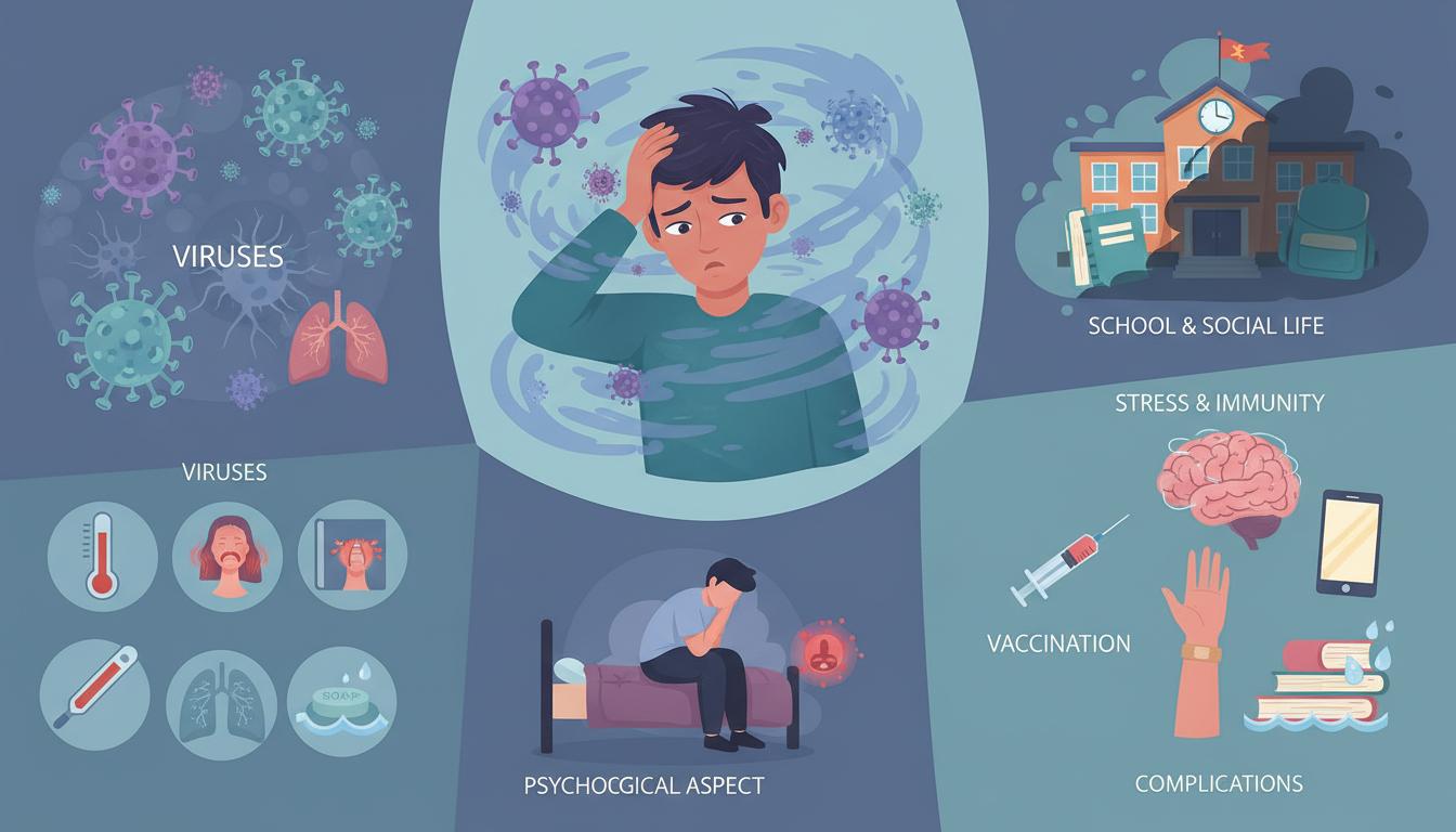 Почему простуда в 15 лет переносится иначе: разбираем особенности вирусов у подростков