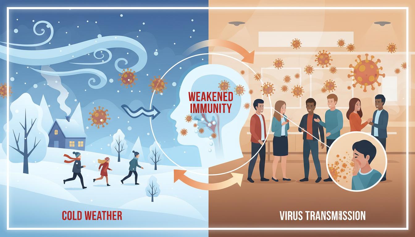 Промочишь ноги, заболеешь: правда ли что холод вызывает простуду на самом деле